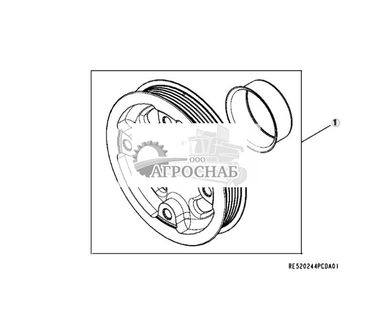 9901 Комплект шкива коленчатого вала - ST582 45.jpg
